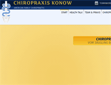 Tablet Screenshot of chiropraktiker.com